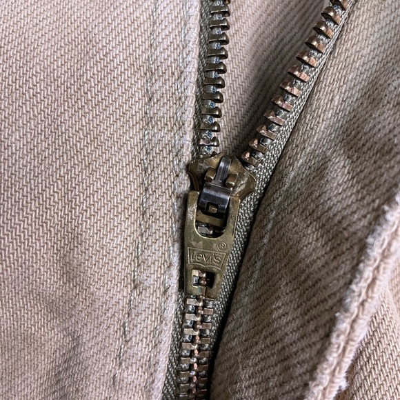 Vintage Levi’s 550 relaxed fit tan jeans USA made 32 x 30 - Picture 9 of 11